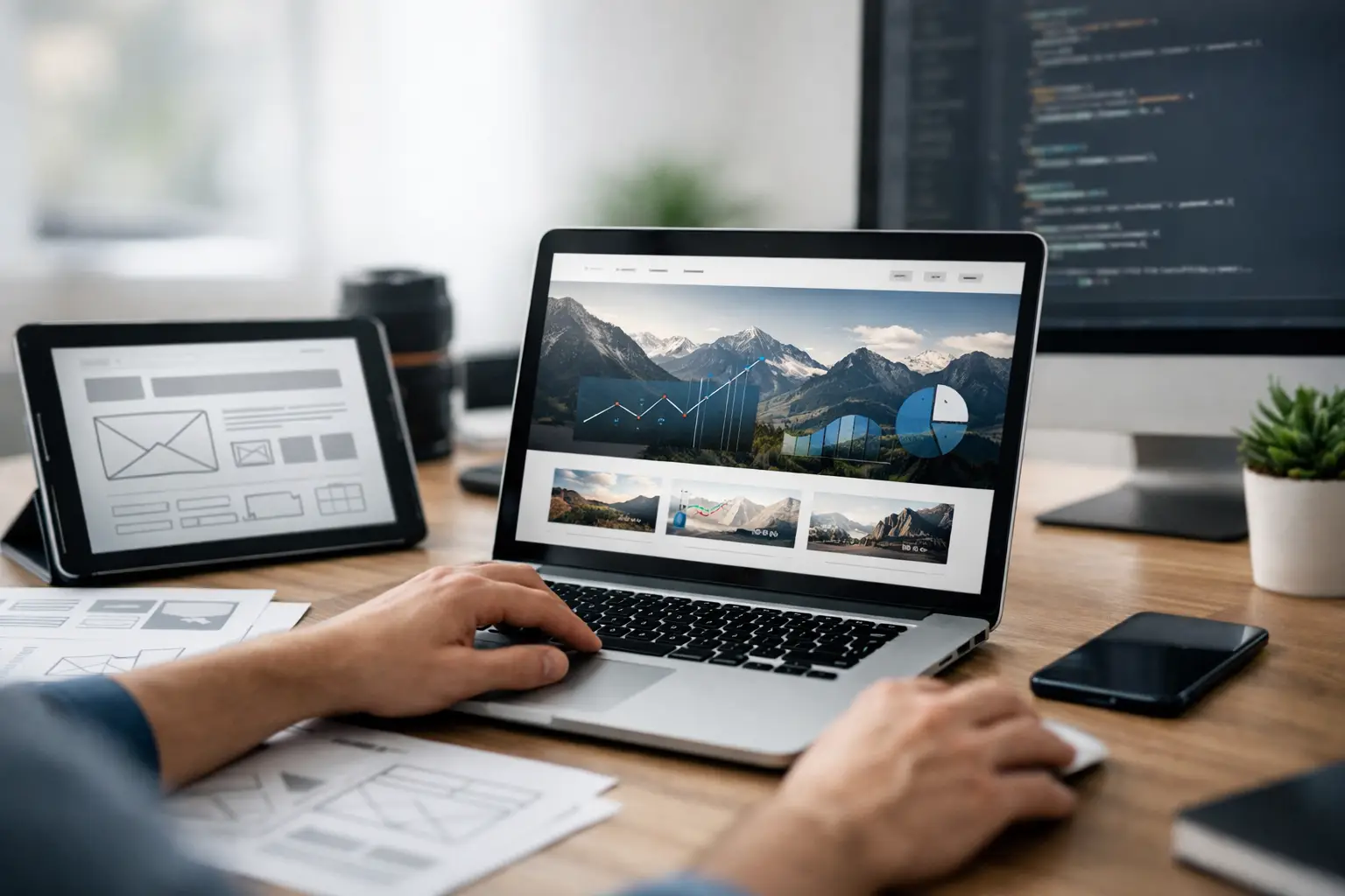 Site web la comandă pentru rezultate reale