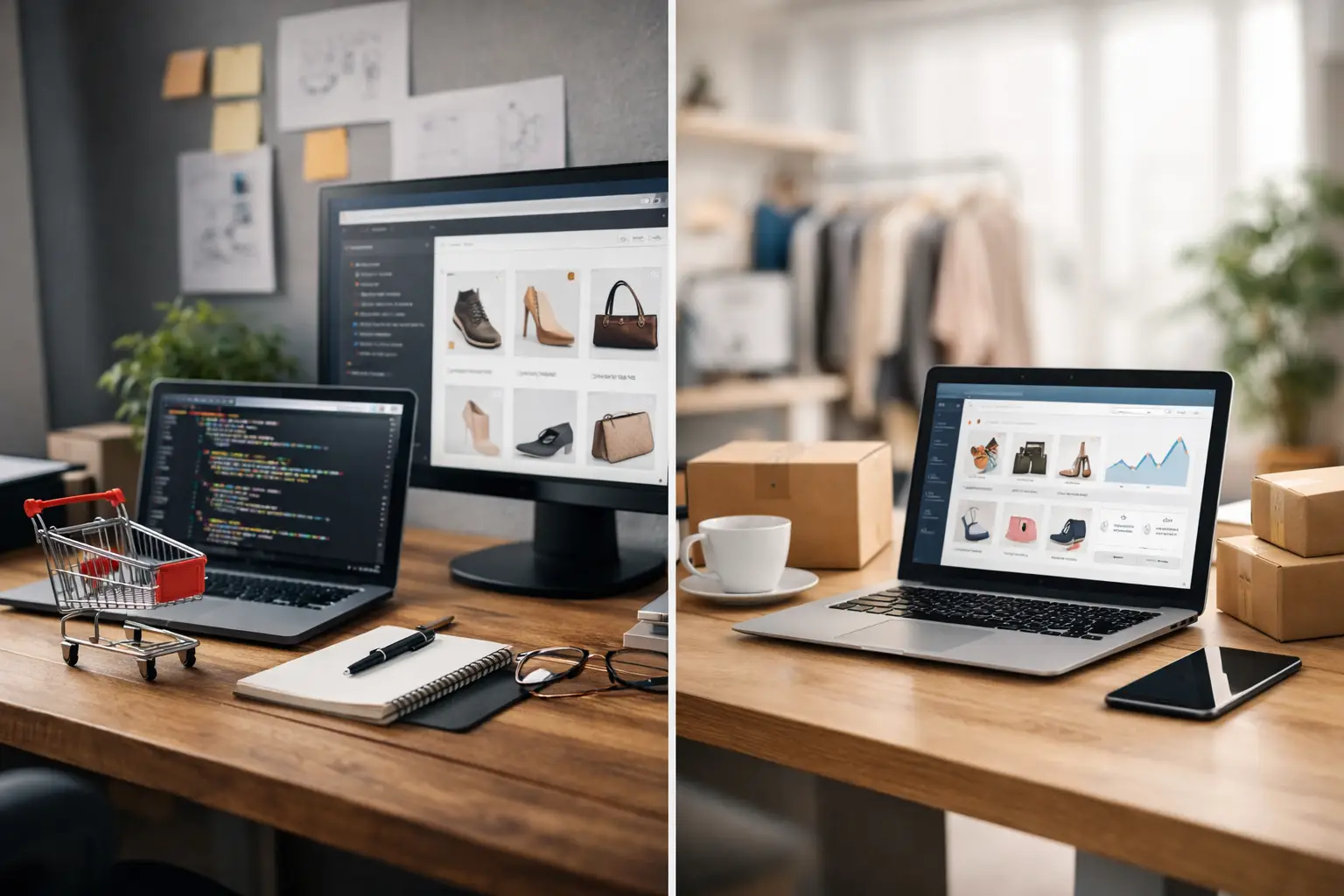 Magazin online custom vs SaaS: ce alegi?