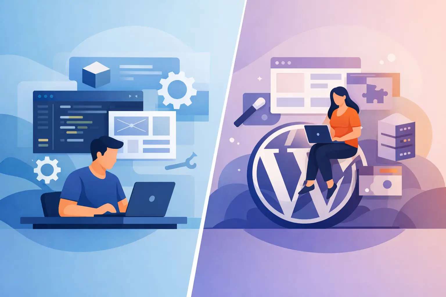 Site custom vs WordPress: ce alegi?