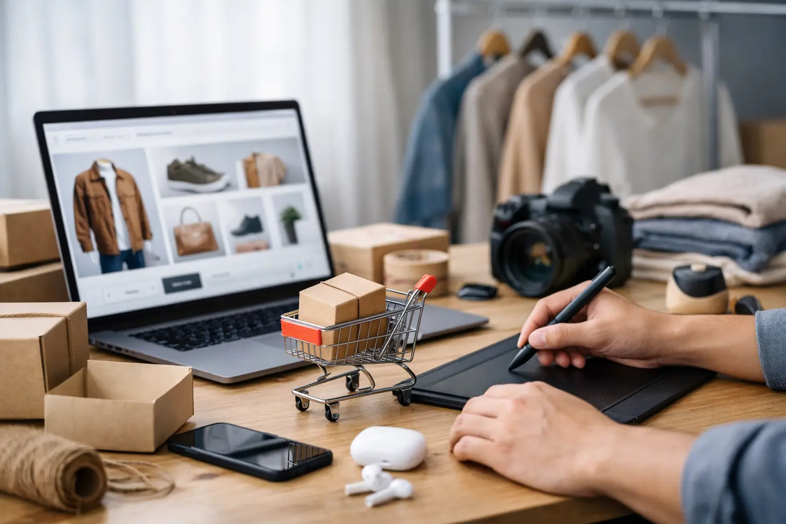Creare magazin online custom care vinde